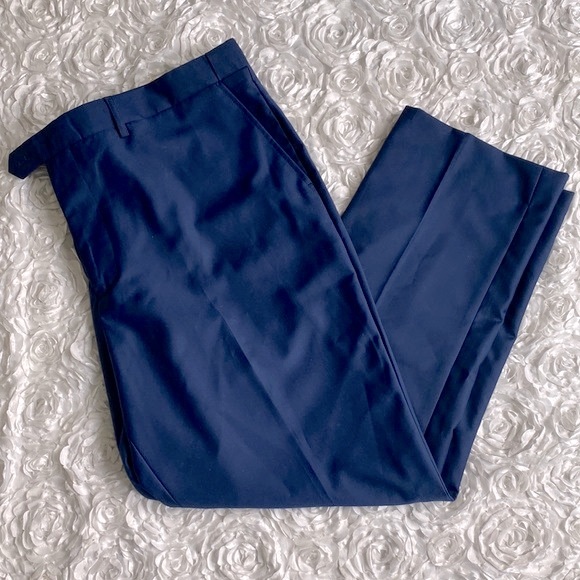 New mens navy blue dress pants size 44R - Picture 1 of 5